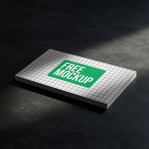 Free Stacked Business Cards Mockup PSD