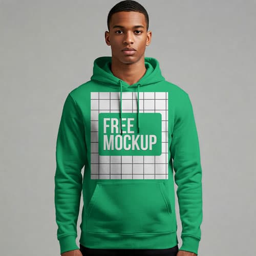Free Photorealistic Hoodie Mockup PSD — Authentic Presentation