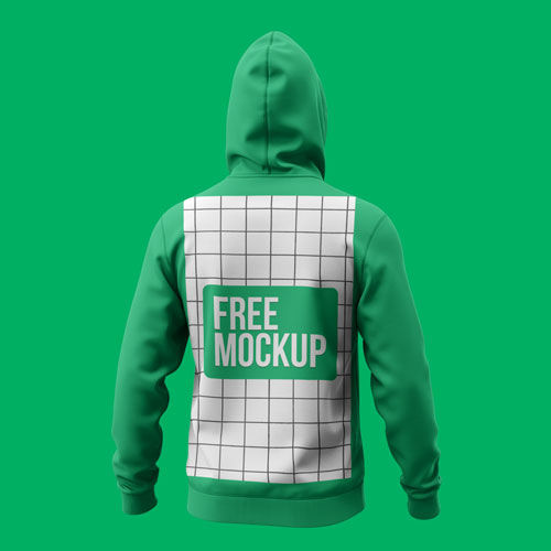 Floating Hoodie Mockup PSD — Mid-Air Streetwear Design Display