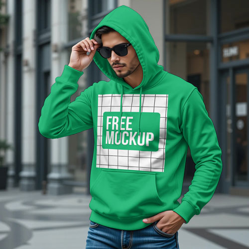 Free Streetwear Hoodie Mockup PSD — Urban Essential