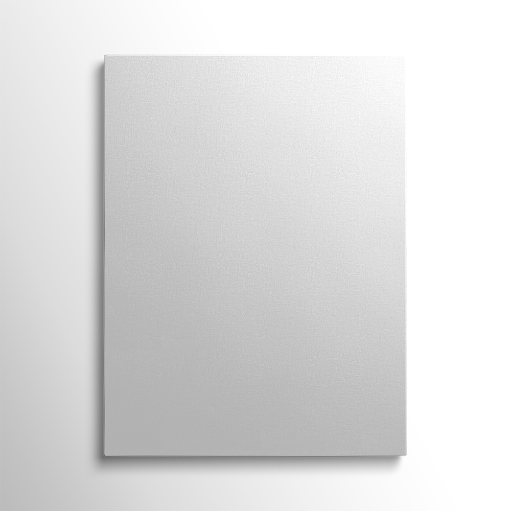 3x4 Vertical Canvas Mockup PSD — Realistic Portrait Gallery Wall Art Display